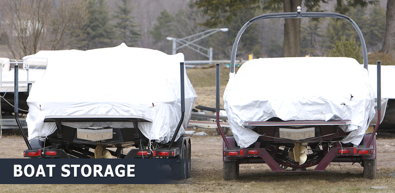 outdoor boat storage